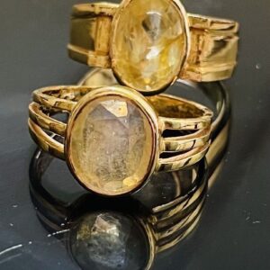 Yellow sapphire pukhraj Sri Lankan