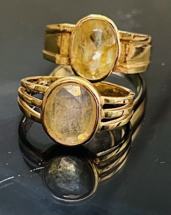 Yellow sapphire pukhraj Sri Lankan