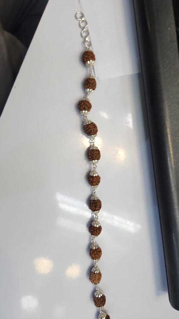 Silver Rudraksha bracelet