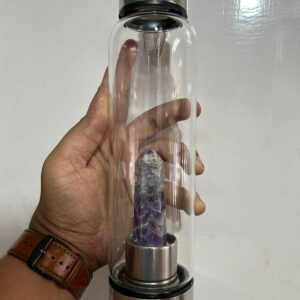 Amethyst Stone in Bottle (With Cover)