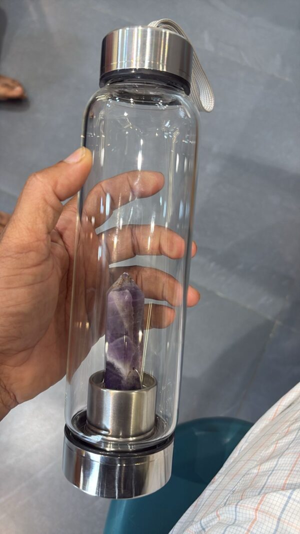 Amethyst Stone in Bottle (With Cover) - Image 2