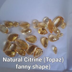 Unique Shape Topaz Citrine